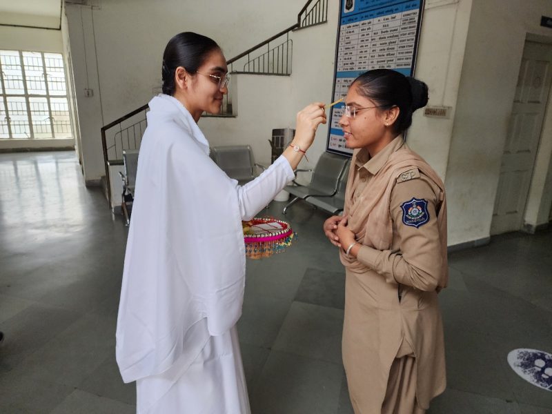 Rakshabandhan Celebration(Malaviya police station)_7Aug_2025