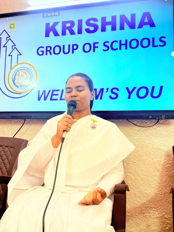 Krishna School - Welcome session of Staff